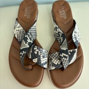 Franco Sarto Python Sandals